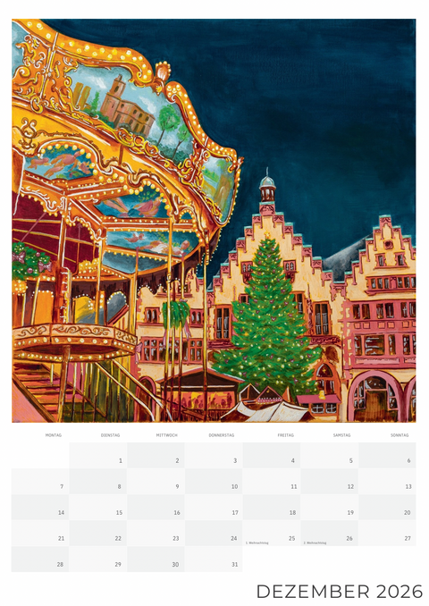 Frankfurt ist bunt Kalender 2026