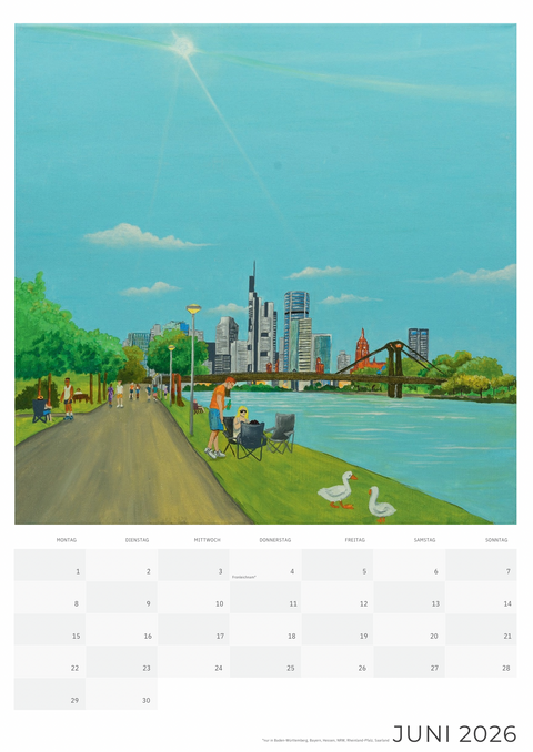 Frankfurt ist bunt Kalender 2026