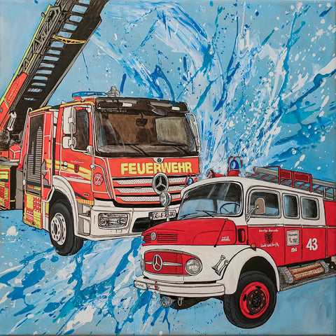 Feuerwehr 60x60cm Original