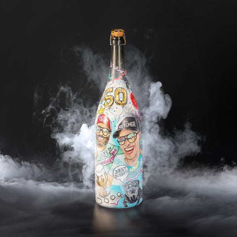 3L Magnum Sektflasche
