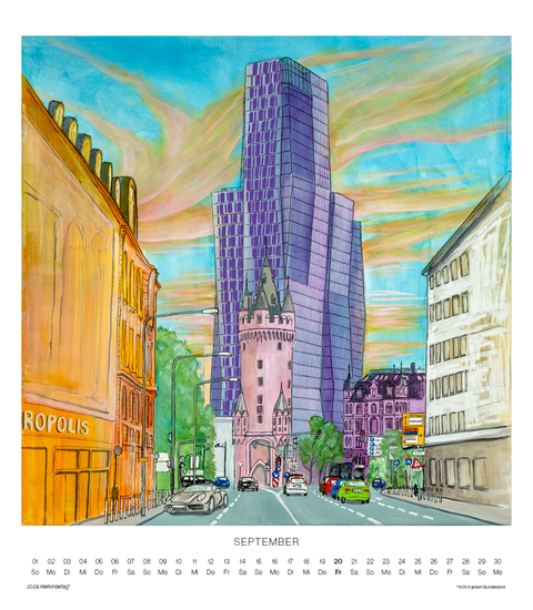 Frankfurt ist bunt Kalender 2024 Selbstabholer