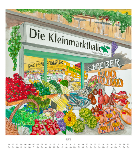 Frankfurt ist bunt Kalender 2024 Selbstabholer