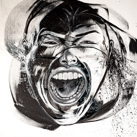 Swirl "Oona" 90x90cm