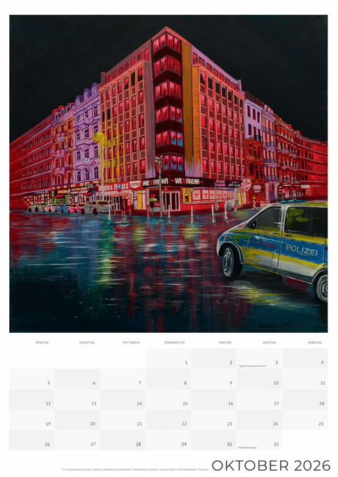 Frankfurt ist bunt Kalender 2026