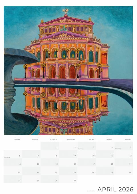 Frankfurt ist bunt Kalender 2026