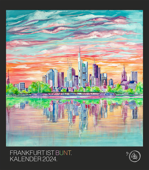 Frankfurt ist bunt Kalender 2024 Versand