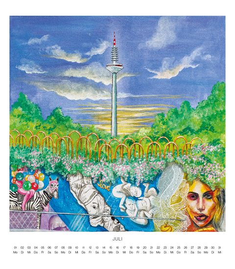 Frankfurt ist bunt Kalender 2024 Selbstabholer