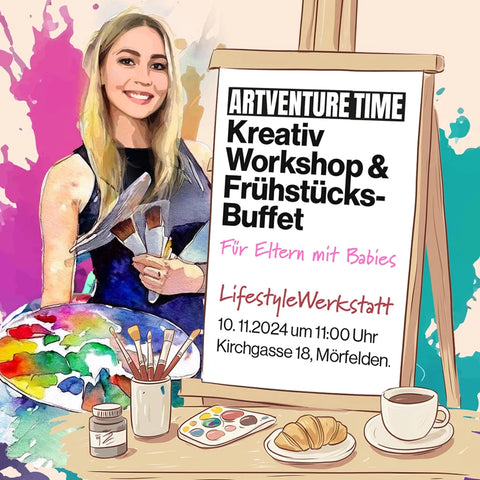 10.11.2024 ArtventureTime Kreativ Workshop und Frühstücksbuffet