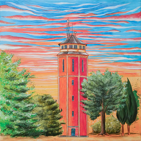 Wasserturm 60x60cm Original